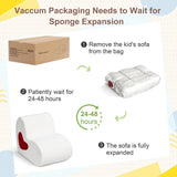 Toddler Chair,Comfy Cuddly Kids Chair with Heart-shaped Novel Design Pillow,Children's Chairs W1889P337605