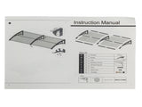 HT-200 x 100 Household Application Door & Window Rain Cover Eaves Brown Board & 82632470