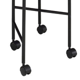 Vintage Oak and Black 2 Pieces Nesting Tables B062P181388