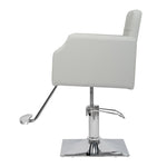 ZUN PVC leather aluminum alloy foot pedal rivet type square chassis high oil pump barber chair 150kg 19160742