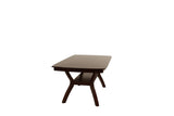 Formal Look 1pc Dining Table w Shelve Solidwood Espresso Finish Dining Room Furniture B011P207142