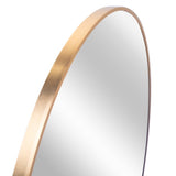 42 Inch Gold Metal Framed Round Bathrrom Mirror for Wall. W2203P304232