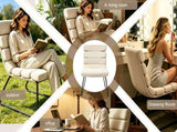 Modern 2-piece dining chair set, soft cushion dining chairs, comfortable backrest chairs, W3851P494451