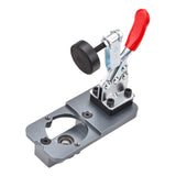 1 PC Silver Drilling Fixture, Guide Hinge, Drilling Guide, Woodworking Tool, Hole Opener, Locator, 47727378