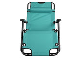 Portable Dual Purposes Extendable Folding Reclining Chair Green 93410605
