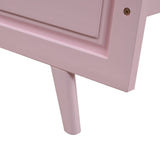 Wood Platform Bed Twin Bed Frame Mattress Foundation with Headboard and Wood Slat Support WF192440AAH