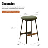 Modern Set of 2 Bar Stools Comfortable & Stylish Counter Height and Bar Height Bar Stools,Soft W2105P145996