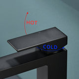 Matte Black Bathroom Faucet Single Handle Tall Vessel Sink Faucet Vanity Bathroom Faucet Basin Mixer W1932P148110