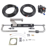 90 HP Marine Hydraulic Steering System with Two-Way Locking Valve, High-Pressure Pump & 2X 24ft 92360276
