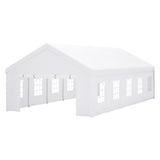 16x32 FT Party Tent with 3 Storage Bags & Removable Sidewalls, Outdoor Canopy Gazebo for Carport 28883627