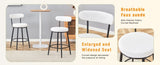 Fashionable and Comfortable - Two Sets of Ergonomic High Legged Bar Chairs,With White Fabric W1151P279690