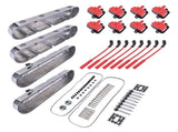 Polished Valve Covers with Lgnition Coils and Wires Fit for Chevrolet GM LS1 LS2 LS3 Clearance for 01724899