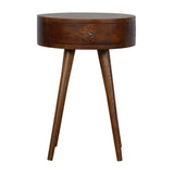 Nordic Chestnut Circular Bedside B182P166532