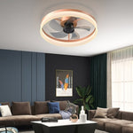 ZUN Ceiling Fans with Lights Dimmable LED Embedded installation of thin modern ceiling fans W1340120486