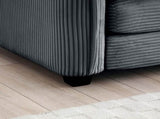 Ottoman Footstool in Corduroy Fabric, Can be Used with 2 Seater Sofas, 3 Seater Sofas and 4 Seater W714P185486
