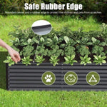 ZUN 6x3x2ft Galvanized Raised Garden Bed, Outdoor Planter Garden Boxes Large Metal Planter Box for W1859P197935