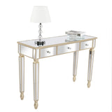 Three Drawers Mirror Table Dressing Table Console Table 93275283