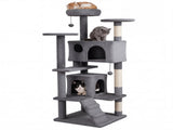 52" Tall Cat Tree Tower with Perches & Condos, Multi-Cat Playground with Scratching Posts 81736310