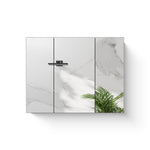 ZUN 39x28 inches Medicine Cabinet Black Iron Cabinet bathroom with mirror Wall mount W1355P192281