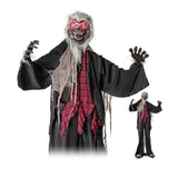 8.2ft Animatronic Werewolf Halloween Decor Realistic Fur, Scary Howls, Red Flashing LEDs, 18608033