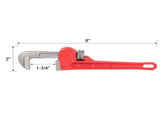 Self-pickup is not supported.4Pcs 8&10&14&24-inch Straight Heavy Duty Pipe Wrench Set Plumber 83611342
