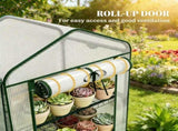 Garden Bed with Mini Greenhouse 47904104