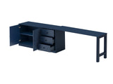 89.7''Wooden Sideboard with Extendable Table,Multifunctional Storage Cabinet with 2 Doors N711P334768V