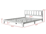 Full Size Platform Bed Frame with Headboard, Wooden Slats, No Box Spring Needed, Easy 19250854