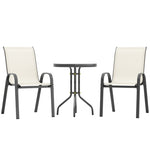 ZUN Outdoor dining table and chair 89297589