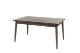 Contemporary Walnut Finish 1pc Dining Table Only Solid wood Rectangle Table Melamine MDF Dining Room B011P203548