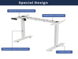 Electric Standing Desk Height Adjustable Desk for Home and Office Computer Table Gaming Desk Modern W614P376324