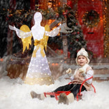 4.5FT Lighted Christmas Angel Outdoor Decoration, Weather Proof Angel with Wings Christmas Ornament 65484687