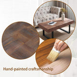 Rustic Industrial Wood Coffee Table, 47.2*23.5x18" Wood Coffee Table, Handcrafted Table W2729P270748