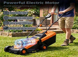 12 Amp Corded Electric Push Lawn Mower, 13" Cutting Width with 3 Cutting Heights, 8 Gallon Grass 67344584