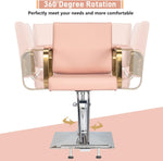 ZUN Salon Chair Styling Barber Chair, Beauty Salon Spa Equipment with Heavy Duty Hydraulic Pump, 32806837