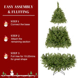 ZUN Christmas Tree 7.5FT 1450 Branch 55273946