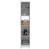 Charlotte Linen Cabinet, 2 Single Door Cabinet, Division, One Shelf B128P148896