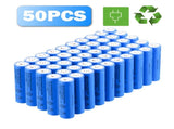 100pcs 18650 Lithium Batteries 3.7V Li-ion Rechargeable Battery For Torch Headlight 62765975
