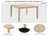 Modern 4 Person Dining Set with 4 Chairs, Dining Set for 4 People, 5-piece Wooden Dining 10534621