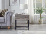 Celestial Contemporary Storage End table, Gray T2574P163351
