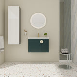 28 Inch Bathroom Vanity with Ceramic Sink, For Small Bathroom, Bathroom Vanity with Soft Close Door W999P146023
