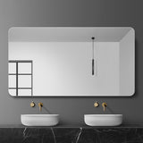 ZUN Bathroom Vanity Mirror , Wall-Mounted Mirror for Bathroom Anti-Fog Waterproof W2071123878