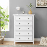 Modern 5 Drawers Dresser 5 Drawers Cabinet,Chest of Drawers Closet Organizers and Clothes 35674864