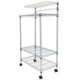 4 Layer Adjustable Kitchen Bakers Rack Shelf Microwave Oven Stand Storage Cart 98841102