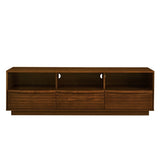 63" Mid-Century Modern TV Stand for TVs up to 75", Thick Sturdy Farmhouse Entertainment Cabinet, W1801P288509