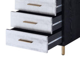 Myles Black, Silver & Gold Finish Jewelry Armoire B2726P279129