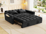 Sleeper Sofa Couch w/Pull Out, Modern Velvet Convertible Sleeper Sofa, Small Love seat Sofa W1825P332360