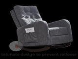 Single sofa reclining chair Japanese chair lazy sofa tatami balcony reclining sofa adjustable chair W24441375