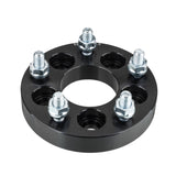 4pcs 1" Thick 5x100 to 5x114.3 Wheel Adapters 12x1.5 5x4.5 Black Spacers 15429016
