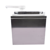 2L Stainless Steel Sauce Pump Dispenser Squeeze Condiment Dispensing Container Condiment Pump 06135786